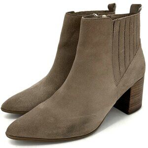 Blondo Laureece Waterproof‎ Block Heel Ankle Boots Mushroom 7.5